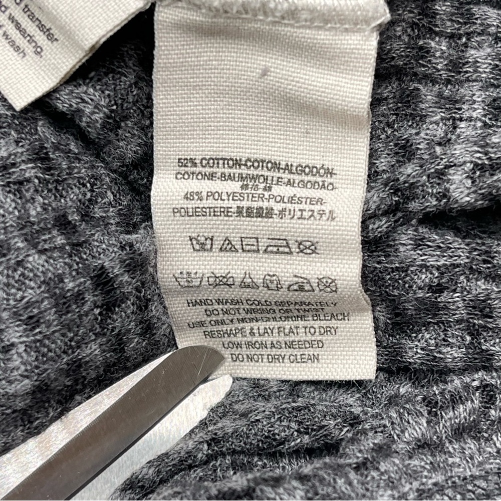 We the Free South Side Thermal Sweatshirt Waffle Black Festival Boho Burnout - Picture 13 of 13